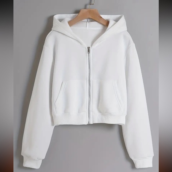 SHEIN Jackets & Blazers - Long Sleeve Cropped Hoodie